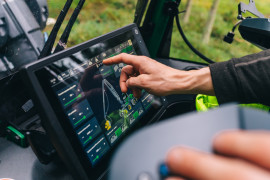 John Deere 1270H harvester
